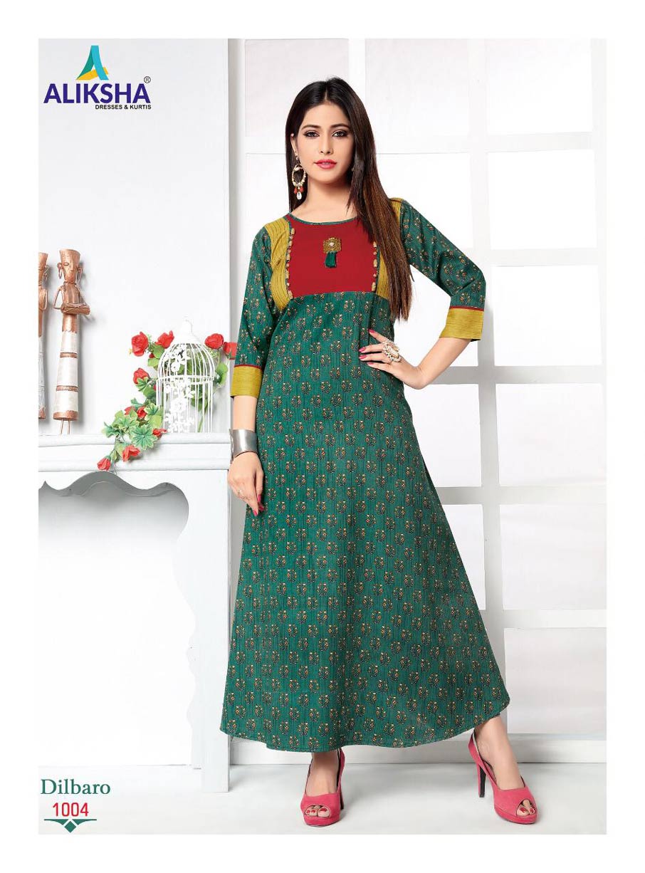 Dilbaro Vol-1 Aliksha Rayon Peek Anarkali Pattern Kurtis Dilbaro Vol-1 Aliksha Rayon Peek Anarkali Pattern Kurtis